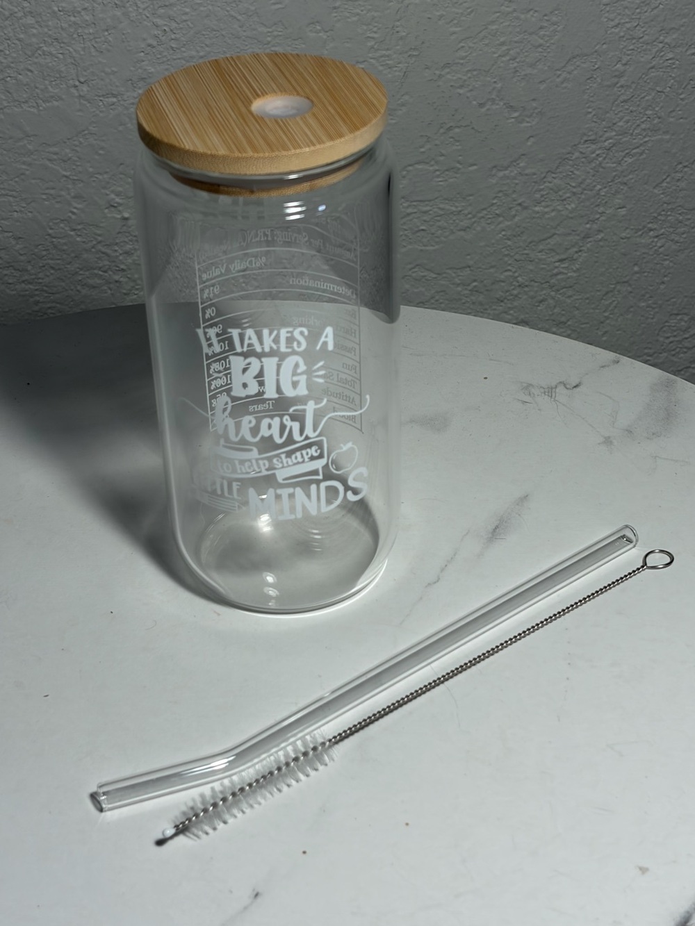 Teacher’s Glass Tumbler